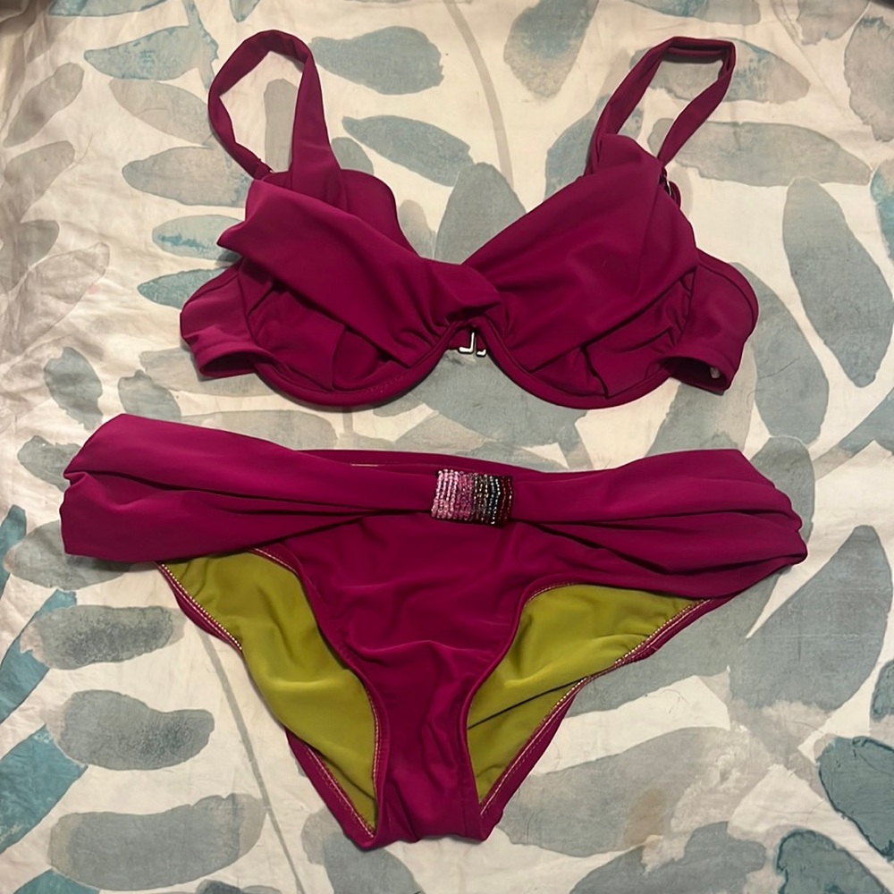 Magenta Kenneth Cole Reaction Two Piece